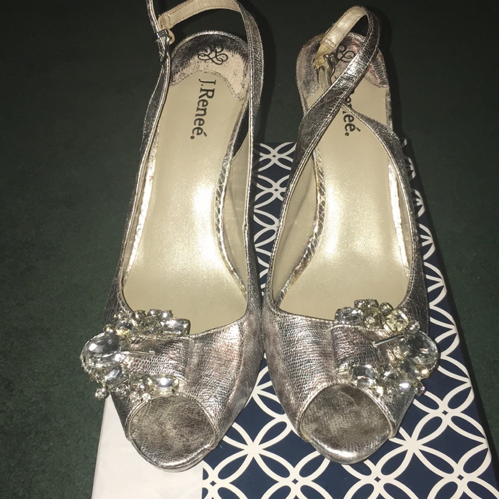 J. Renee “Regina” Heel with Rhinestone Brooch